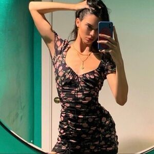 For Love & Lemons Biscotti Mini Dress